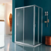 BOX DOCCIA AD ANGOLO RETTANGOLARE