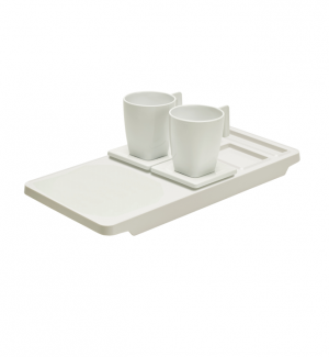 VASSOIO PER SET COLAZIONE AVORIO