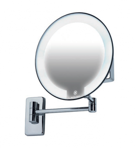 SPECCHIO COSMETICO INGRANDITORE x5 CON LUCE A LED A BATTERIA