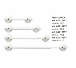 MANIGLIONI DI SOSTEGNO A VENTOSA TELESCOPICI