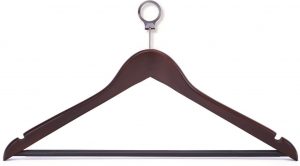APPENDIABITI CON ANELLO ANTIFURTO NOCE