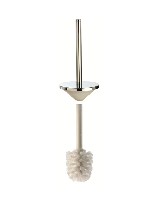 Scopino WC di ricambio Wenko in acciaio inox Ø 8,5x36,5 cm