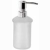 DISPENSER SAPONE IN VETRO SATINATO