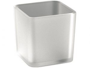 BICCHIERE IN VETRO SATINATO