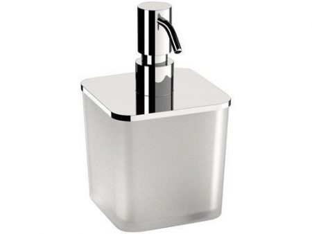 DISPENSER SAPONE IN VETRO SATINATO