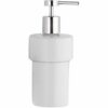 DISPENSER SAPONE IN CERAMICA BIANCA