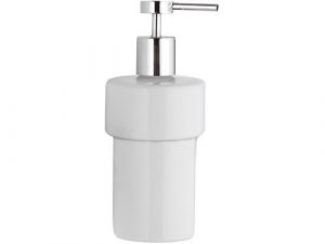 DISPENSER SAPONE IN CERAMICA BIANCA
