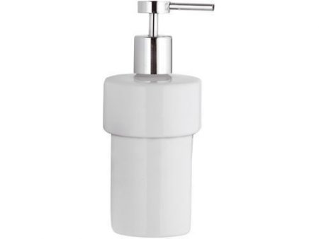 DISPENSER SAPONE IN CERAMICA BIANCA