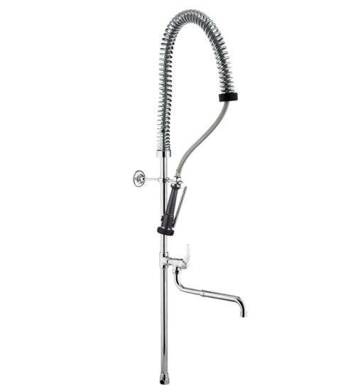 GRUPPO DOCCIA PRELAVAGGIO SENZA MISCELATORE h120cm