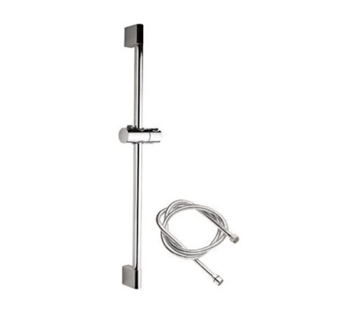 ASTA SALISCENDI IN OTTONE CROMATO CON FLESSIBILE